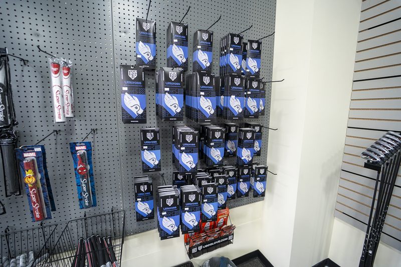 Golf gloves wall display