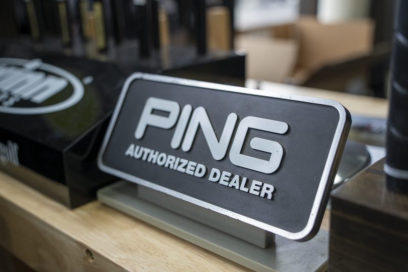 PING Authorized Dealer sign